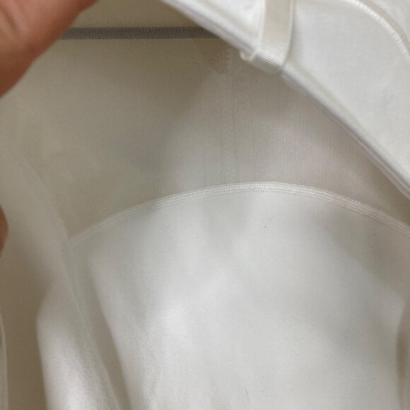 Lululemon Define White Zip-Up Jacket Womens 8 Vented Back Thumbholes - Picture 11 of 11